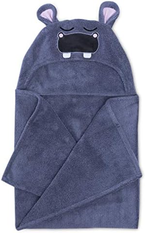 Natemia Hooded Baby Towel - Extra Soft and Absorbent Large Bath Towel for Babies, Toddlers - Made in Turkey