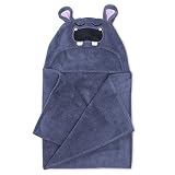 Natemia Hooded Baby Towel - Extra Soft and Absorbent Large Bath Towel for Babies, Toddlers - Made in