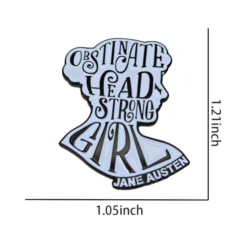Image of Enamel Pin,Strong Woman Lapel Pin,Girls Power and Feminist Badge,Gift for Girls Women Friends Family Teens,Decor DIY,Denim Jacket,Canvas Bag,Backpack Shirt Accessory