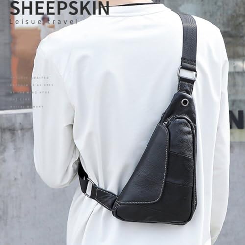 Bolso bandolera para hombre multiusos con correa de hombro ajustable 3