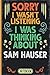 Sorry I Wasn't Listening I Was Thinking About Sam Hauser: Funny Vintage Notebook Journal For Sam Hauser Fans & Supporters | Boston Celtics Fans ... | Professional Basketball Fan Appreciation