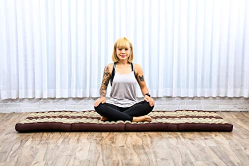 Image of Leewadee Thai Trifold Mattress 79 x 28 inches Kapok Futon Alternative