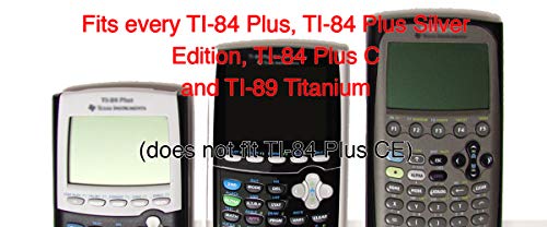 Ez Graphing Purple Hard Slide Cover (See Description For Details) For Ti 84 Plus, Ti 84 Plus C Silver Edition, Ti 89 Titanium (Not For Ti 84 Plus Ce) #TOP4
