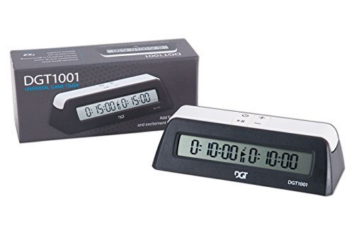 The House of Staunton DGT 1001 Digital Chess Clock - Black, Inc.