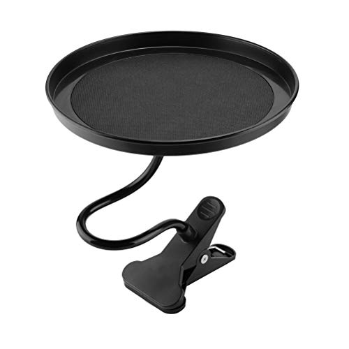 Car Swivel Tray, Folding Dining Table, 360 degree Adjustable Clip-on Seat Food Cup