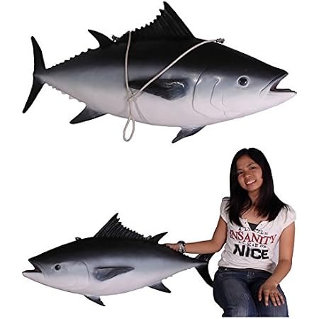 Amazon 全長117cｍ ツナ マグロ まぐろ フィギュア 吊下げタイプ 等身大フィギュア フィギュア ドール 通販