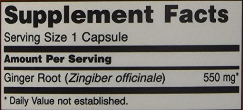 Now Foods 4680 Ginger Root 550Mg 100 Capsules thumb #1
