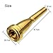 ACCOCO 3C/5C/7C Trumpet Mouthpiece, Copper Material Trumpet Accessories Parts(3 Pack)