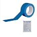Produktbild DEWEPRO ROCOL® EasyTape Markierungsband in Blau 50mm x 33m - hoch belastbares, selbstklebendes PVC-Band - inkl. 1 Stück SingleScrubs Reinigungstuch