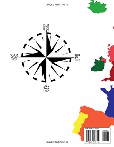 Flags of Europe Coloring Book: Educational coloring book for children ages 4-10, teenagers and adult