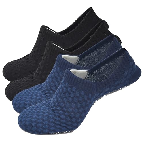 WRPPAREL - WRPPAREL Anti Skid Non Slip Slipper Socks - Grippy Socks for Yoga, Pilates, Barre, and Hospital Use (2 Pairs, XXL) - Best Deal on Amazon