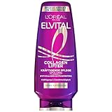 L’Oréal Paris Elvital Collagen Lifter Kräftigende Pflegespülung, hydratisierender Conditioner mit Kollagen-AS-Fragmenten, für feines & plattes Haar, mehr Volumen ohne Beschweren, 250 ml