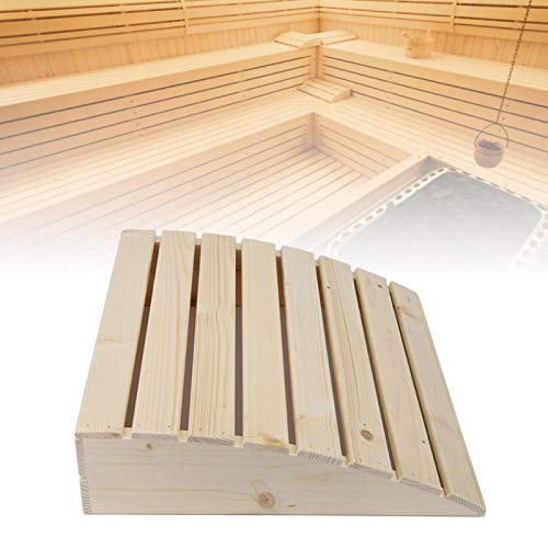 Emoshayoga Houten kussen, praktische sauna-accessoires, vermoeidheidsverschijnselen, comfortabel voor de hoofdsteun van… - Image 7