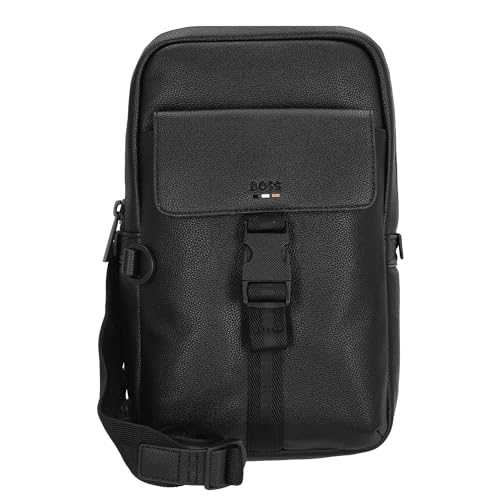BOSS Ray_l_monostrap, Backpack_Man Homme, Noir, Taille Unique