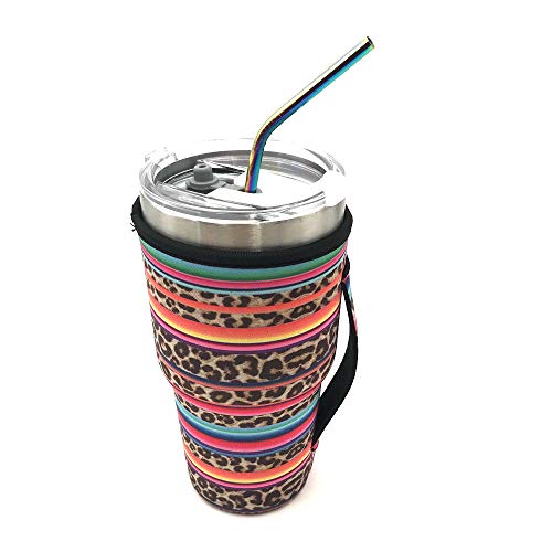 Reusable Iced Coffee Cup Sleeve Neoprene Insulated Sleeves Cup Cover Holder Idea