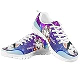 👟 【Ligero y transpirable】: este par de zapatillas para correr para mujer está hecho de tela en la parte superior, que es transpirable y crea un espacio interior más cómodo. Suave y absorbente del sudor: hecho de material de malla, tiene una buena capacidad de absorción del sudor, se adapta al pie y es cómodo y seco.