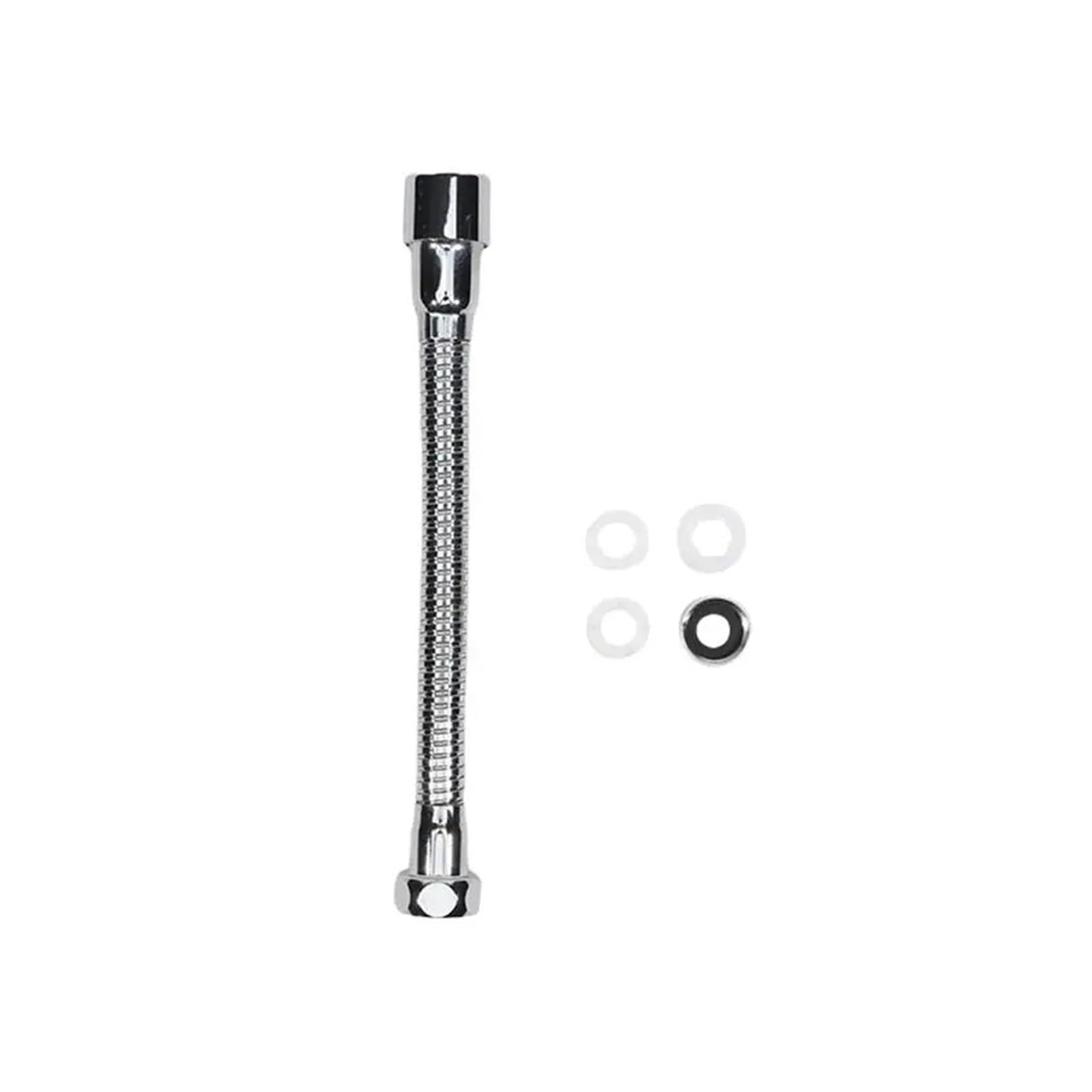 Bngdfdgh 20Cm Stainless Steel Kitchen Faucet Extender Nozzle Aerator Bendable Home Supplies Water Pipes Extension Pipe(20Cm)