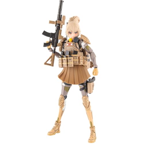 Jilijia Stapel - Figura de acción ensamblada de anime, estatua de niñas, figura de modelo móvil multiarticulada, regalo de adorno coleccionable, 18 cm
