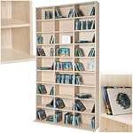 tectake – tectake Regal Aufbewahrung, offene Schrank Wand stehend für 