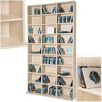 tectake – tectake Regal Aufbewahrung, offene Schrank Wand stehend für 