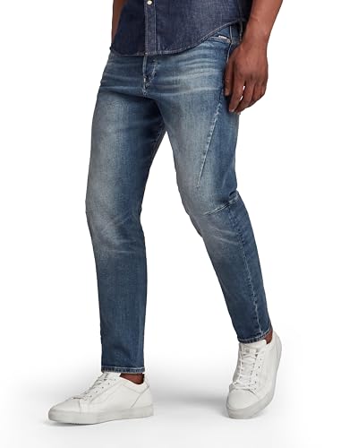 G-Star Para Hombre Scutar 3d Tapered Jeans, Azul Vintage Azure D17711-C052-A802 , 33w 34l G-Star Para Hombre Scutar 3d Tapered Jeans, Azul Vintage Azure D17711-C052-A802 , 33w 34l