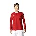 adidas Squad 17 JSY LS Camiseta de Manga Larga, Hombre, Rojo (Rojpot/Blanco),...