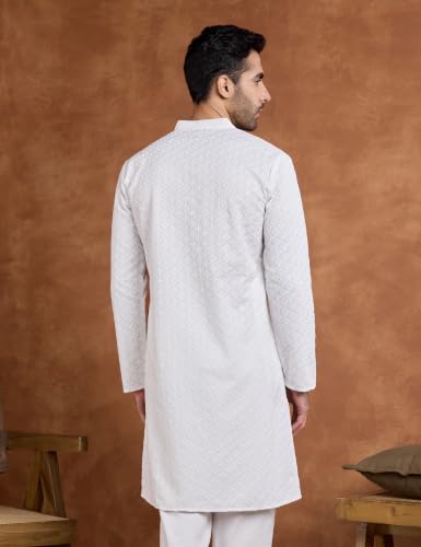Image of Symbol Premium Men's Embroidery Sequined Long Kurta