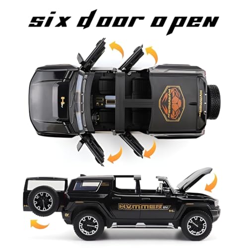 Image of Die Cast Metal Toy Car Model Hummer EV 1:24 Scale