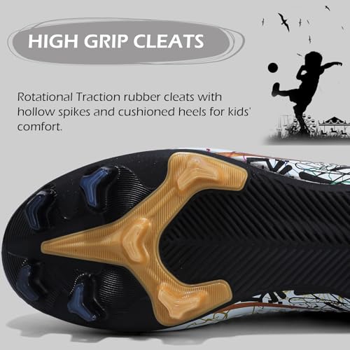 Tacones de alta tracción de las botas de fútbol