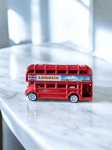 Image of London Souvenir Pencil Sharpener Set, 4 Piece with Big Ben, Red Double Decker Bus, Telephone Box and Post Box, Desktop Decorative School Supplies (1)