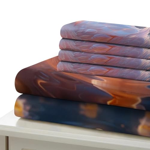 Parure de lit attrape-rêves 3D en microfibre premium résistante et fermeture éclair - 7