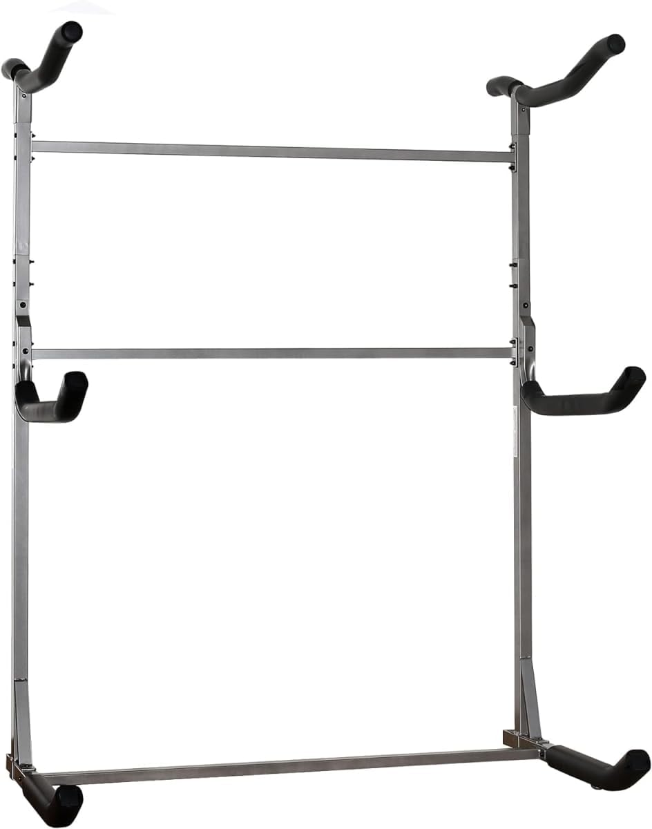Hybrid Kayak & SUP Heavy Duty Freestanding Storage Rack - 3 Tier Black
