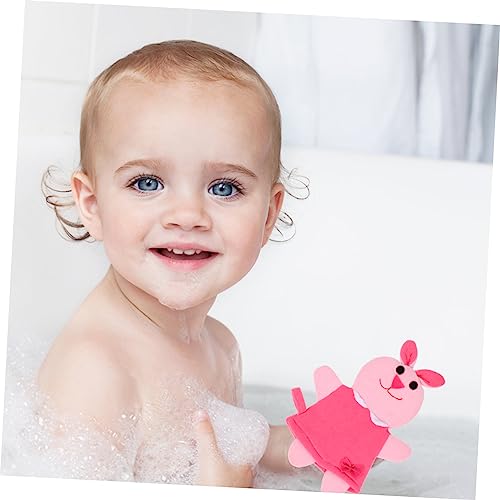 Hemoton 6 Peças lenço de banho infantil purificador corporal de silicone masculino toalhinhas recém