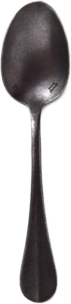 BLACKVINTAGEINOX Baguette Classic Dinner Spoon, Made in Japan, Cafe, Restaurant, Stainless Steel, Aging, Unbreakable, Dishwasher Safe