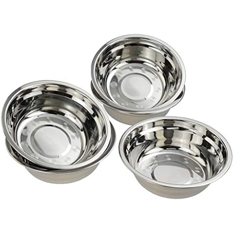 Gitany Juego de 6 Cuencos de Acero Inoxidable para Mezclar Ensaladas Cover