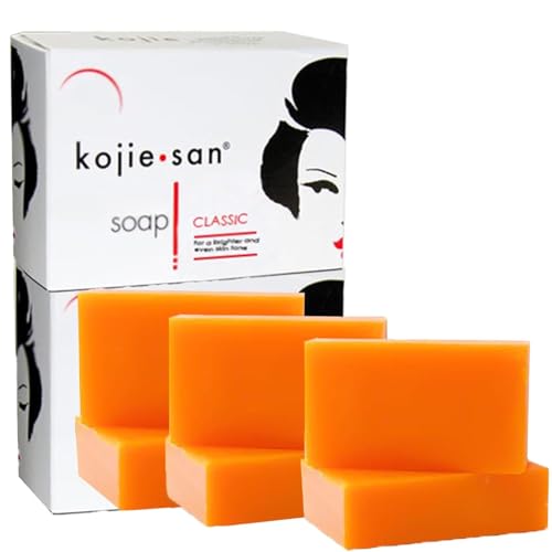 Kojie San Skin Soap - Original Kojic Acid Soap that Reduces Dark Spots,...
