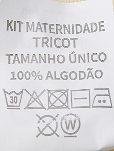 PAPI DESDE 1974 Kit Maternidade De Tricot Mami Para Bebê Tamanho Unico