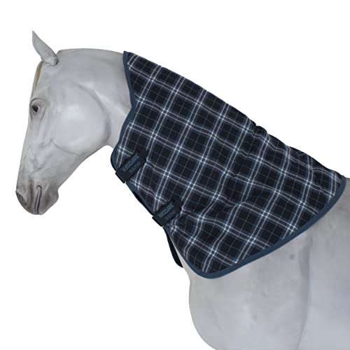 Horseware Rhino Stable Hood 150g, Größe:S, Farbe:Navy Check