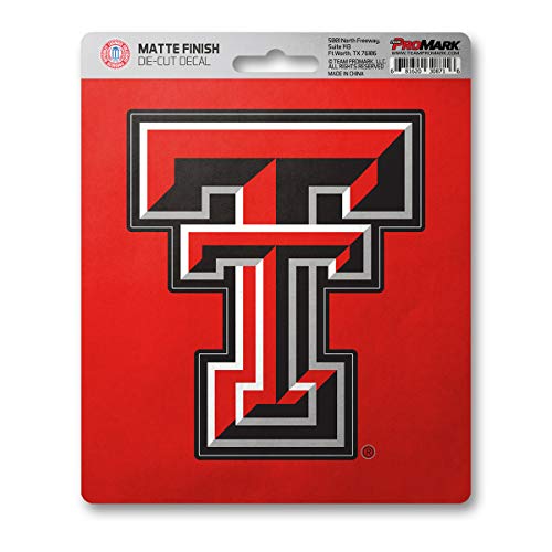 Fanmats 61294 Texas Tech Red Raiders Matte Decal Sticker #TOP8