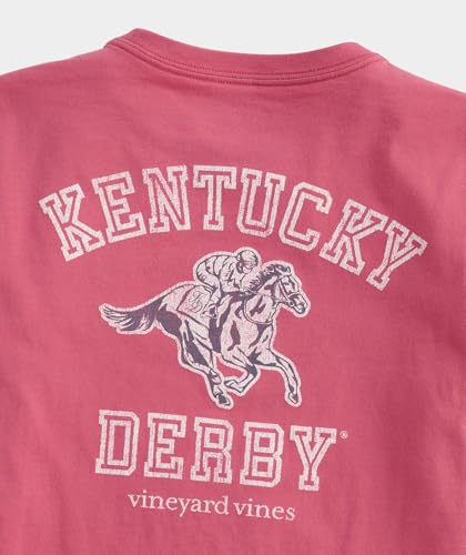 vineyard vines Boys' Kentucky Derby Varsity Text Short-Sleeve Pocket Tee3