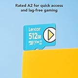 Lexar 512GB Play Blue Micro SD Card, UHS-I, C10, U3, V30, A2, 4K, Up to 160MB/s microSDXC Memory Card, Expanded Storage for Nintendo-Switch 1, Gaming Devices, Smartphones, Tablets (LMSPLBL512G-BNNNU) - Image 5