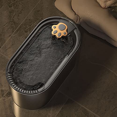 Fuente de agua automática para gatos Luqeeg color gris miniatura 6
