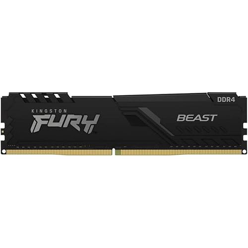 Kingston Technology Kingston Fury Beast 32GB 3600MHz DDR4 CL18 Desktop Memory Single Stick KF436C18BB/32,Black