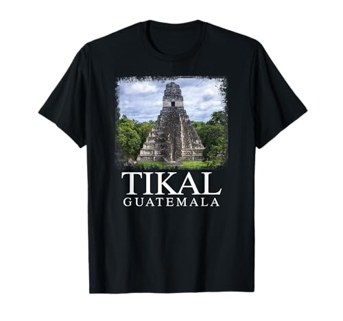 Guatemala Tikal Chapin Atitlan Maya Retro Guate Quetzal 502 T-Shirt
