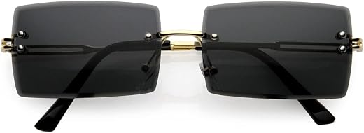 Eyenaks Retro Rimless Unisex Sunglasses