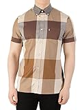Aquascutum Beige Henlake Giant Kurzarmhemd