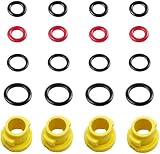 Hicello Hochdruckreiniger Dichtung für Schlauchdüse,Dichtung, 2.640-729.0, aus Gummi, Reiniger für K2 K4 K5 K6 K7 A