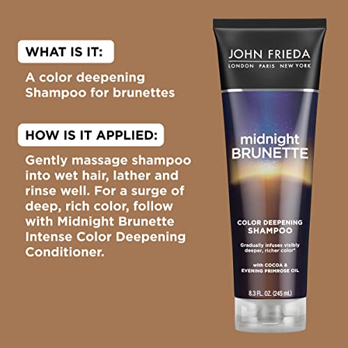 John Frieda 22469 Midnight Brunette Color Deepening Shampoo thumb #2