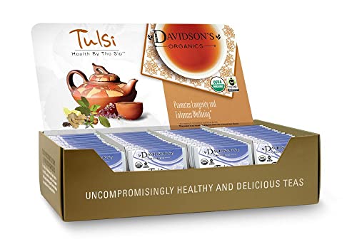 Davidson's Organics, Tulsi Turmeric Ginger, 100-count Individually Wrapped Tea Bags image 5