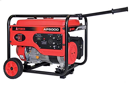 A-iPower AP5000V 5000-Watt Gas Powered Portalable Generator | AP5000, 5000 WATT, Oranage
